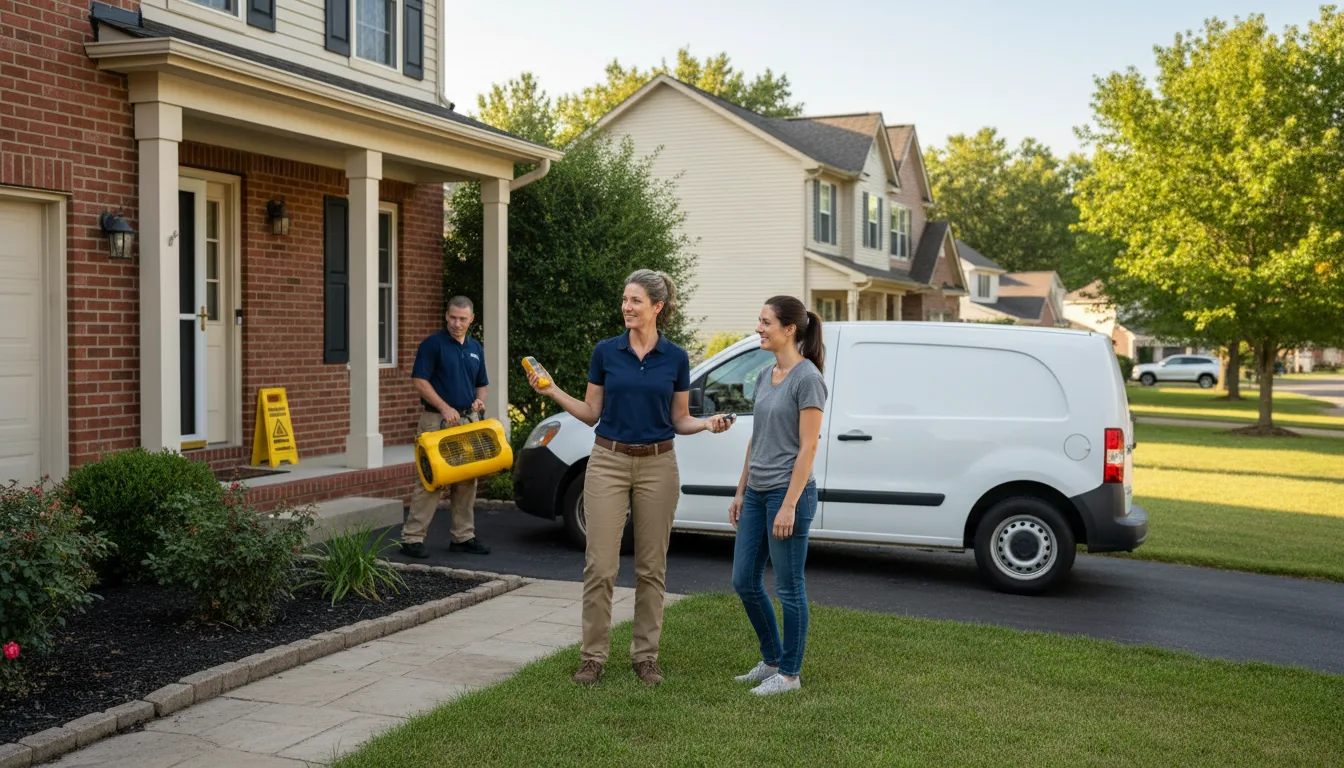 Water restoration image for Dehumidification And Cleanup Services in Warwick, NY